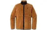 Timberland Velvet Jackets Men's Brown Stand Collar Moderate