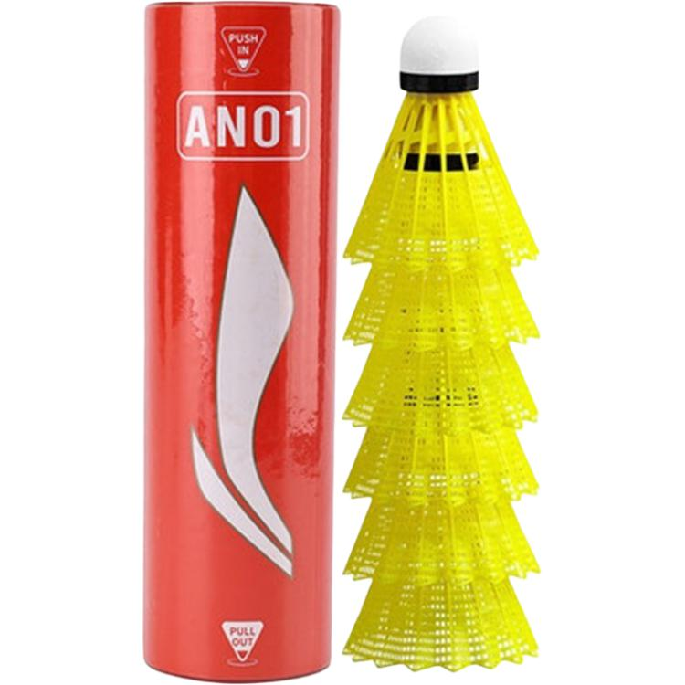Li Ning AN01 Nylon Shuttlecock 6 Pack Everyday Shuttlecocks