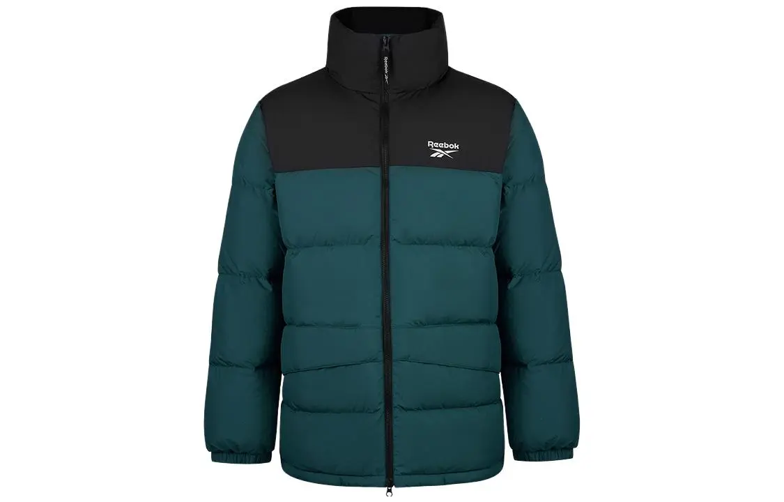 Reebok Down Jackets Men's Blue Stand Collar Moderate Other