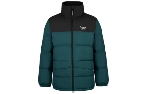 Reebok Down Jackets Men's Blue Stand Collar Moderate Other