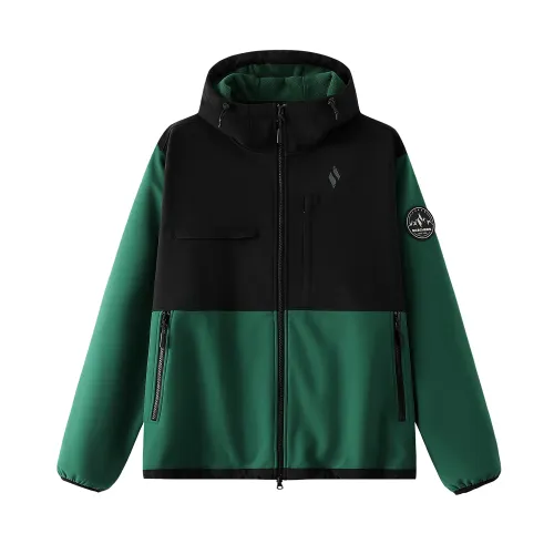 Skechers Hiking Windproof Windbreaker Jacket Unisex Rainforest Green