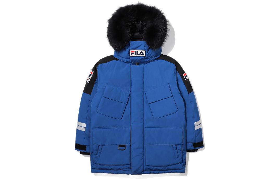 Мужской пуховик Fila Down Jacket (синий)