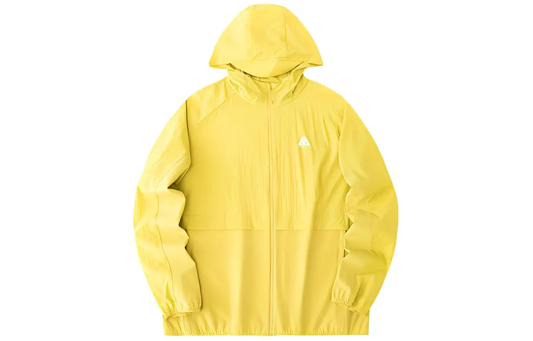 Anta Waterproof UV Protection Sun Protection Clothing Unisex Earth Brown Yellow