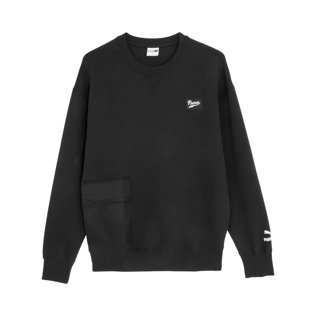 PUMA TEAM Crew Dk Sweatshirt Unisex Black