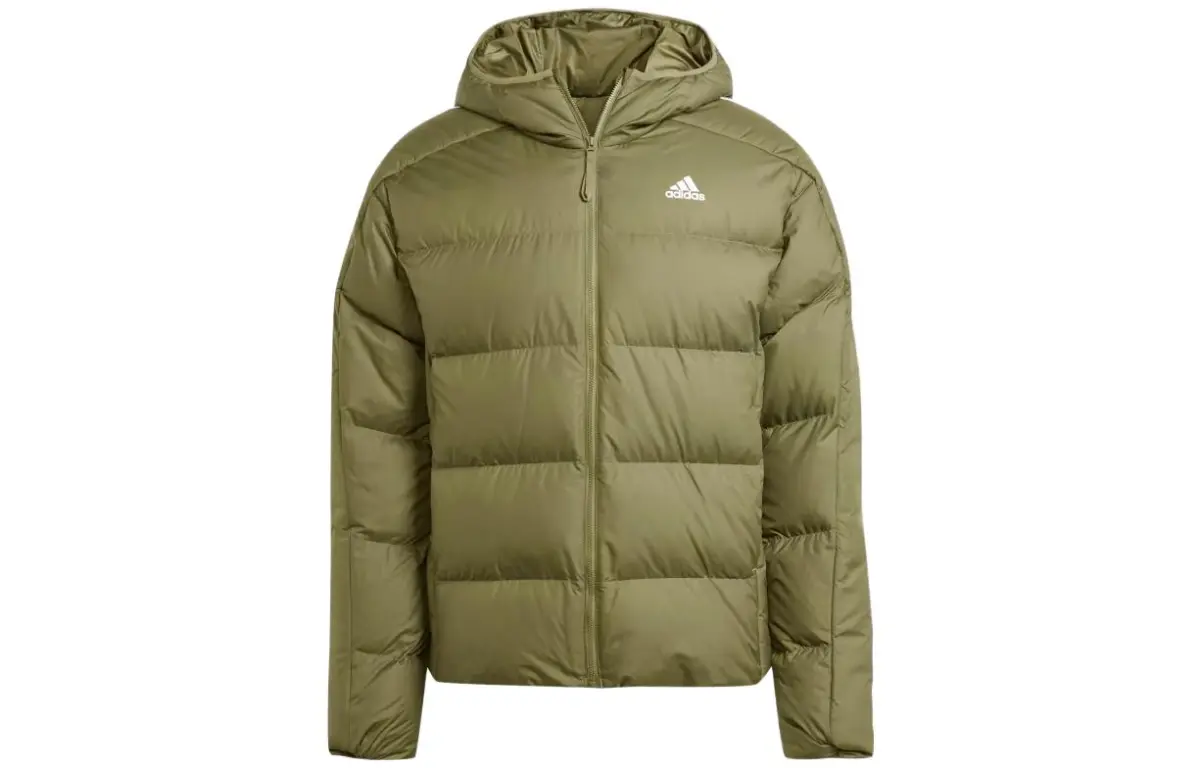 Adidas ESSENTIALS Down Jacket Men's Olive Green