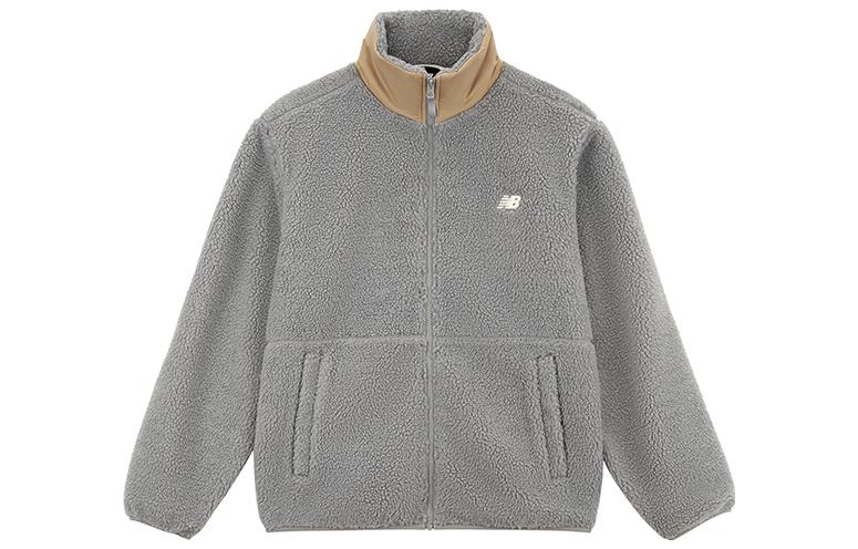 Мужская куртка New Balance Outdoor Knit Fleece Jacket (серая)