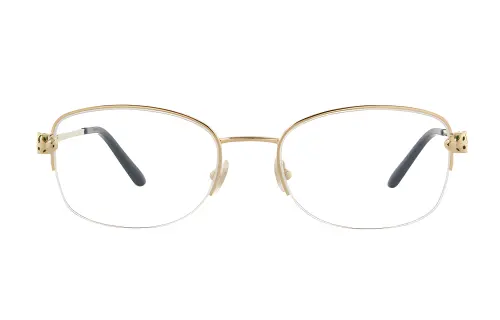 Cartier Prescription Glasses Unisex Metallic