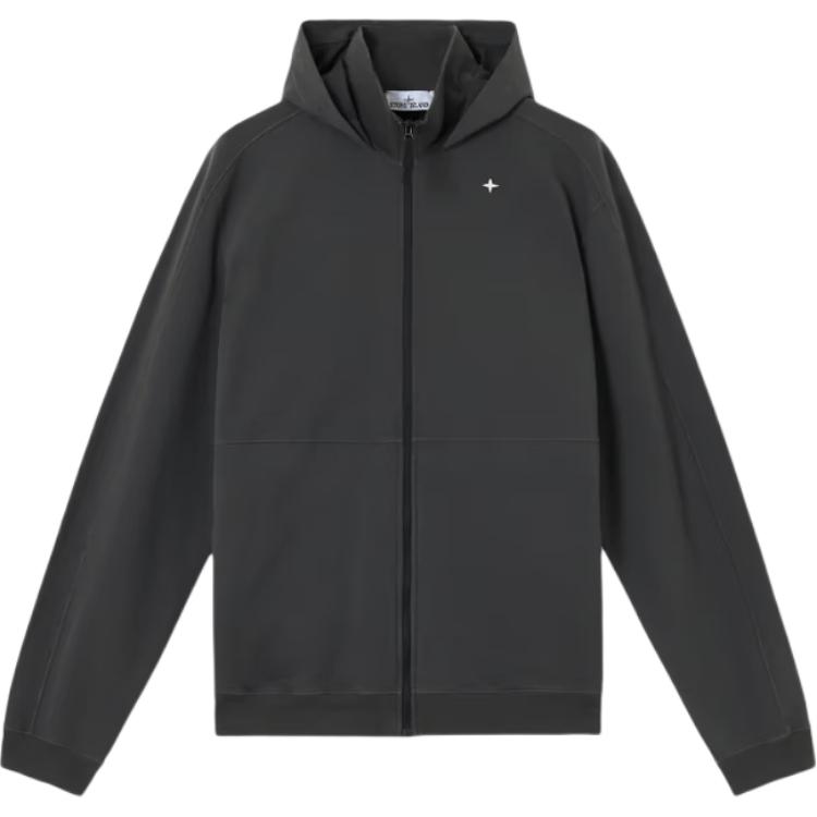 Мужское худи STONE ISLAND (черное)
