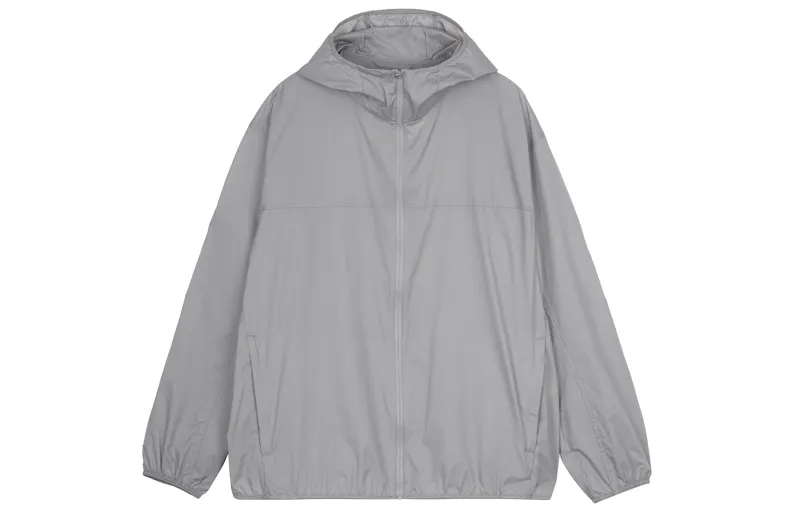 UNIQLO Breathable Sun Protection Clothing Unisex Gray