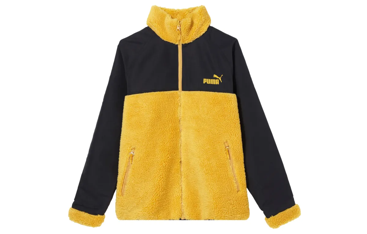 PUMA Velvet Jackets Men's Multicolor Stand Collar Moderate