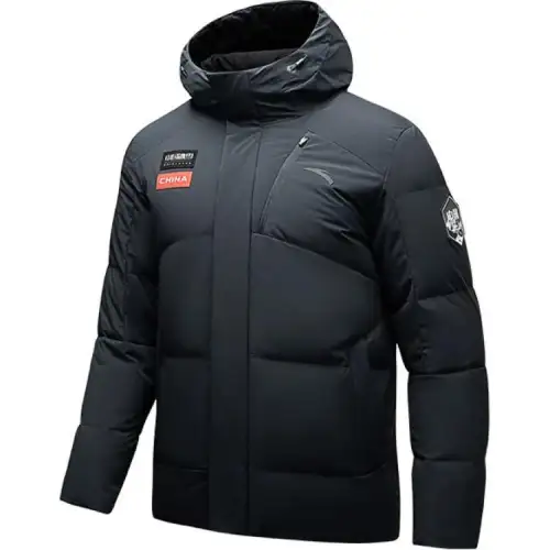 Anta Variety Training Collection Down Jacket Men's Basic Black/Basic Black