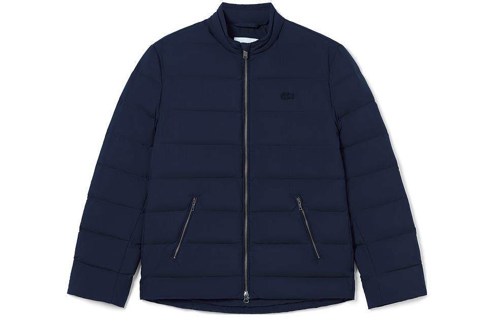 LACOSTE FW23 Puffer Jacket Men's Navy Blue
