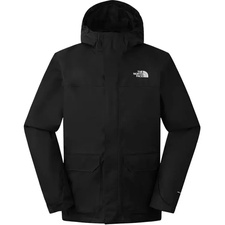 THE NORTH FACE Waterproof And Windproof Windbreaker Jacket Unisex Cosmic Black