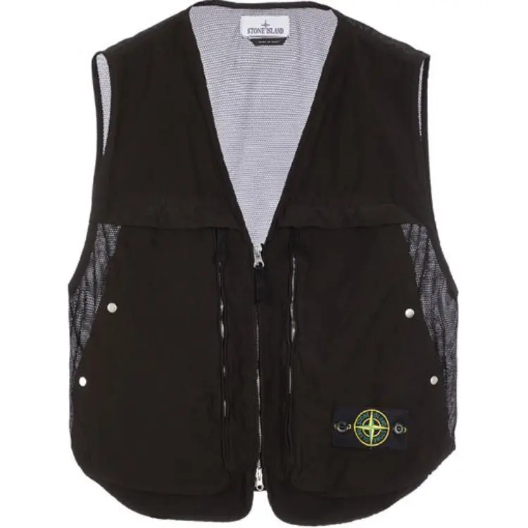STONE ISLAND FW24 Vest Unisex Black