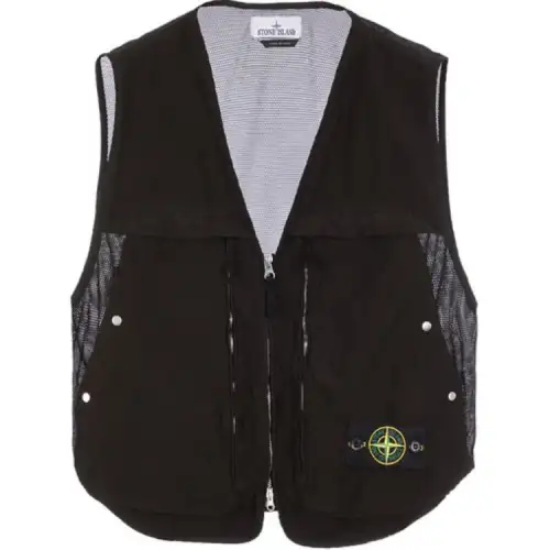 STONE ISLAND FW24 Vest Unisex Black