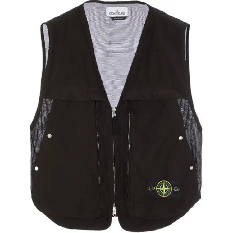 STONE ISLAND FW24 Vest Unisex Black