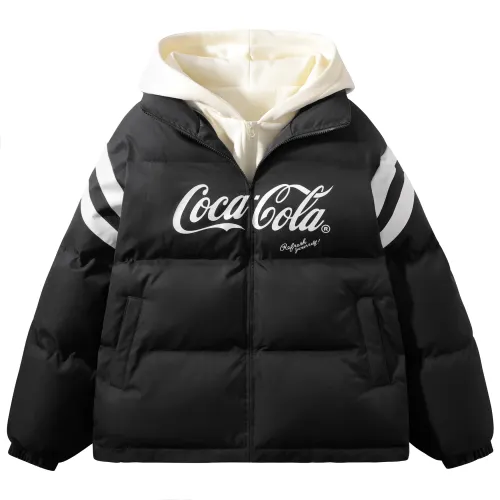 Coca Cola Puffer Jacket Coat Unisex