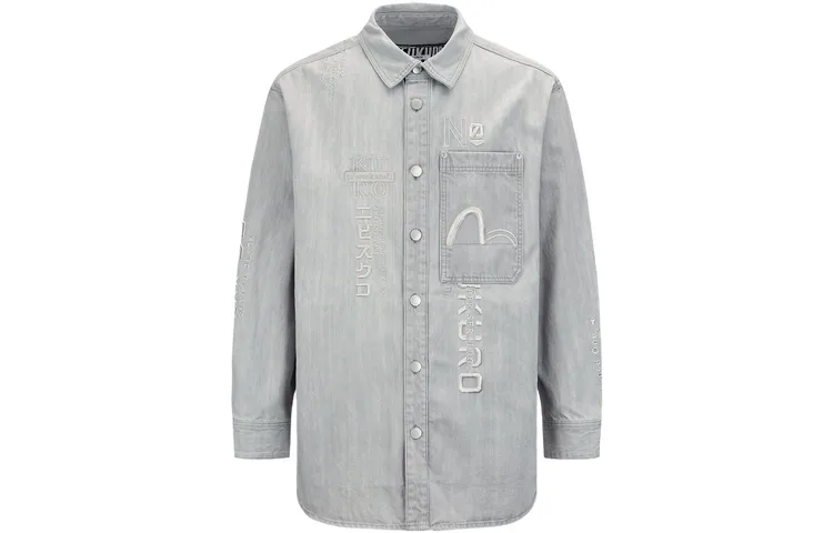 EVISU FW23 Jacket Men's Light Gray