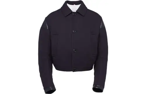 PRADA FW23 Down Jacket Men's Marine Blue