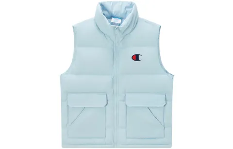 Champion Down Vests Unisex Stand Collar Thickened Straight Fit
