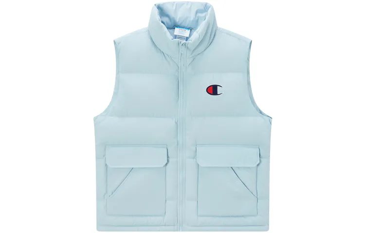 Champion Down Vests Unisex Stand Collar Thickened Straight Fit