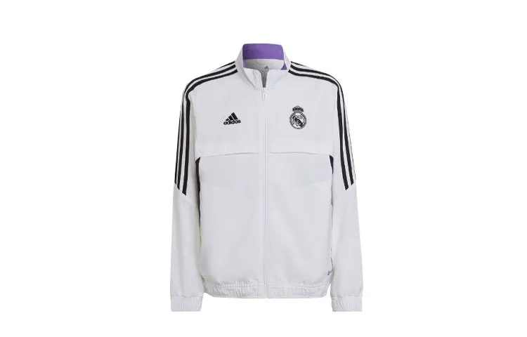 Adidas Jackets Men's White Stand Collar Moderate Other