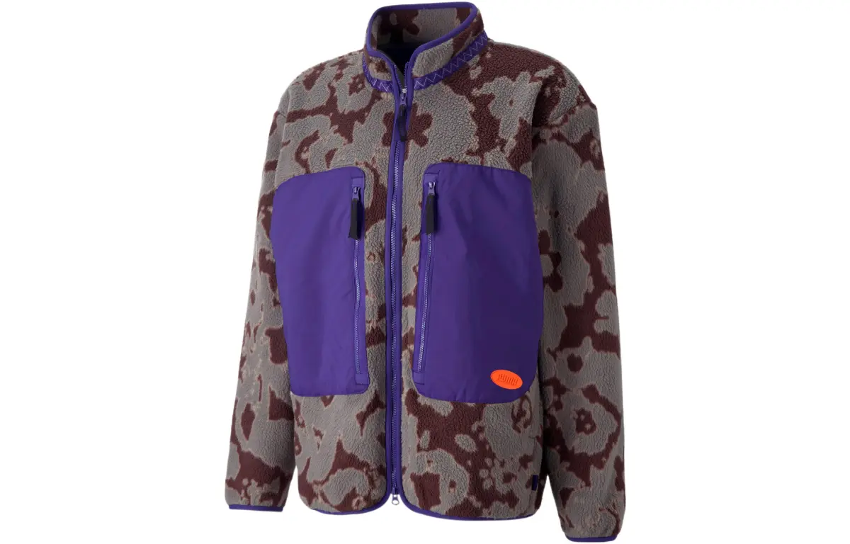 PUMA X PERKS AND MINI Puffer Jackets Men's Multicolor Stand Collar Moderate Other