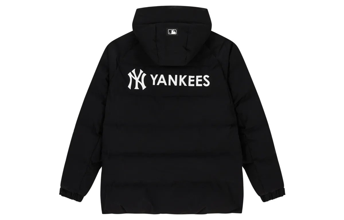 MLB Life And Leisure Down Jackets Unisex Black Stand Collar Thickened