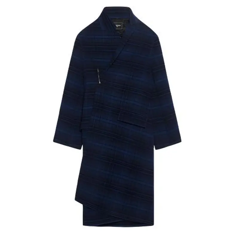 Balenciaga SS22 Coat Loose Fit Men's Indigo