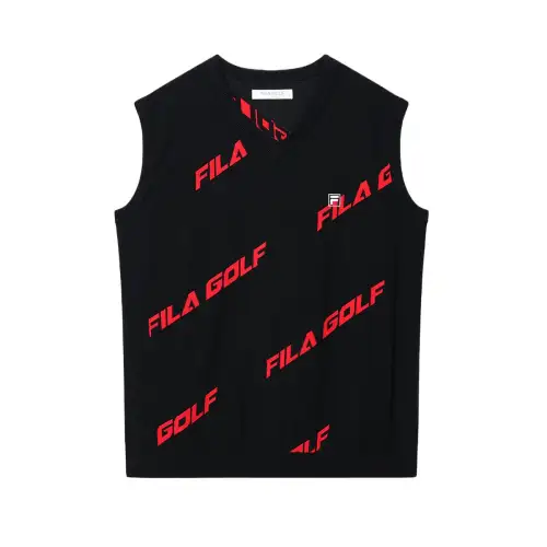 FILA Vests Men's Legend Blue NV V Neck Moderate Other