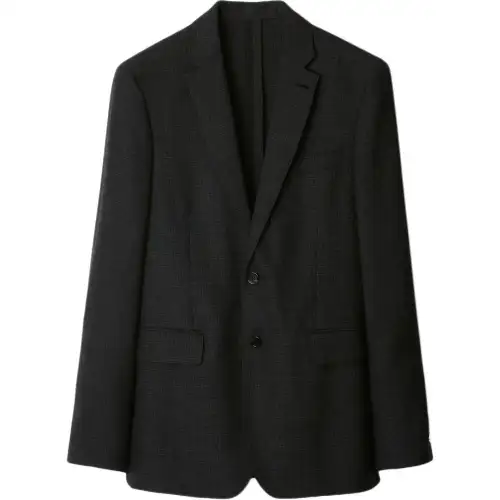 Burberry FW24 Business Suit Coat Men's Black