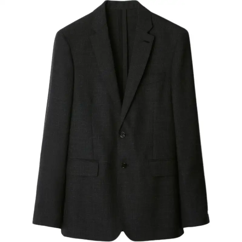 Burberry FW24 Business Suit Coat Men's Black