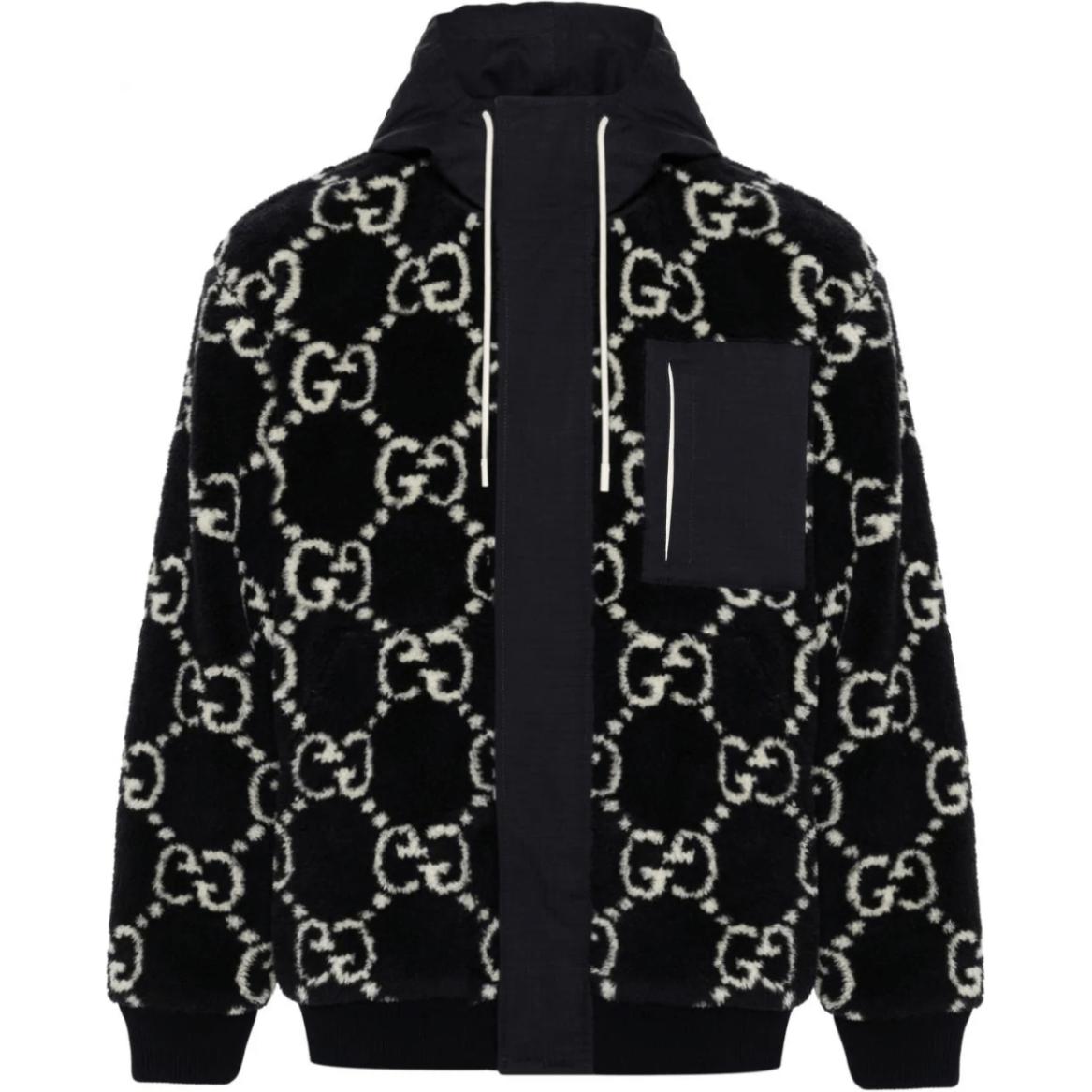GUCCI Gg Fuzzy Jacquard Jacket
