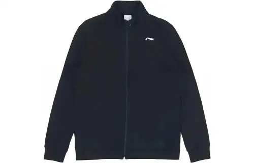 Li Ning Jackets Men's Black Stand Collar Moderate Other
