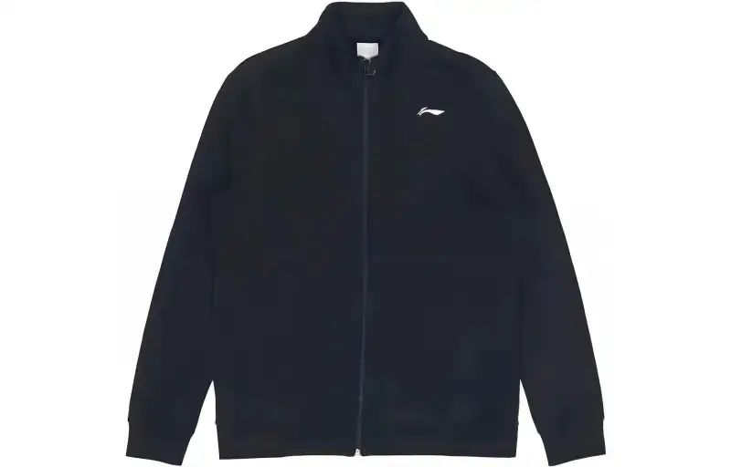 Li Ning Jackets Men's Black Stand Collar Moderate Other