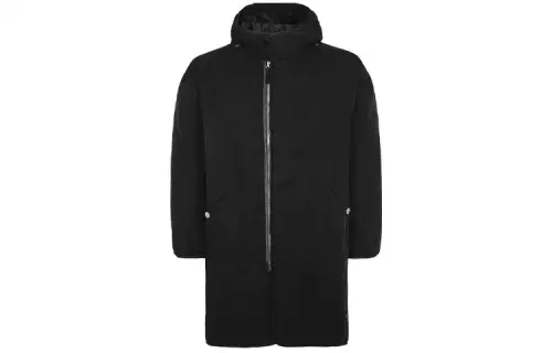 STONE ISLAND Coats Men's Black Hooded Moderate