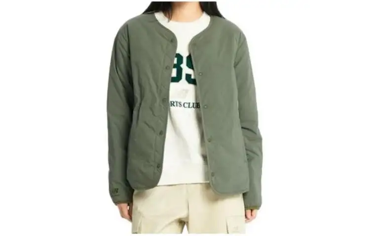 New Balance Jackets Unisex Green Crew Neck Moderate Other