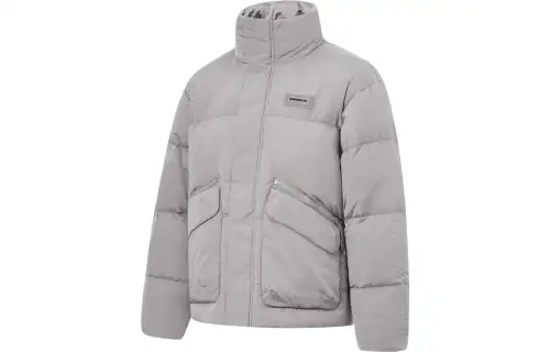 Li Ning Hot Pots Down Collection Down Jacket Unisex Jiang Stone Gray