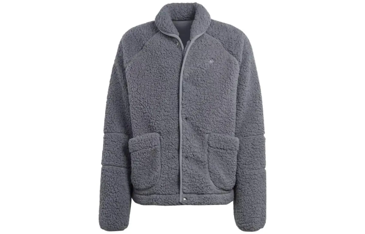 Adidas Originals Jackets Men's Gray Thickened