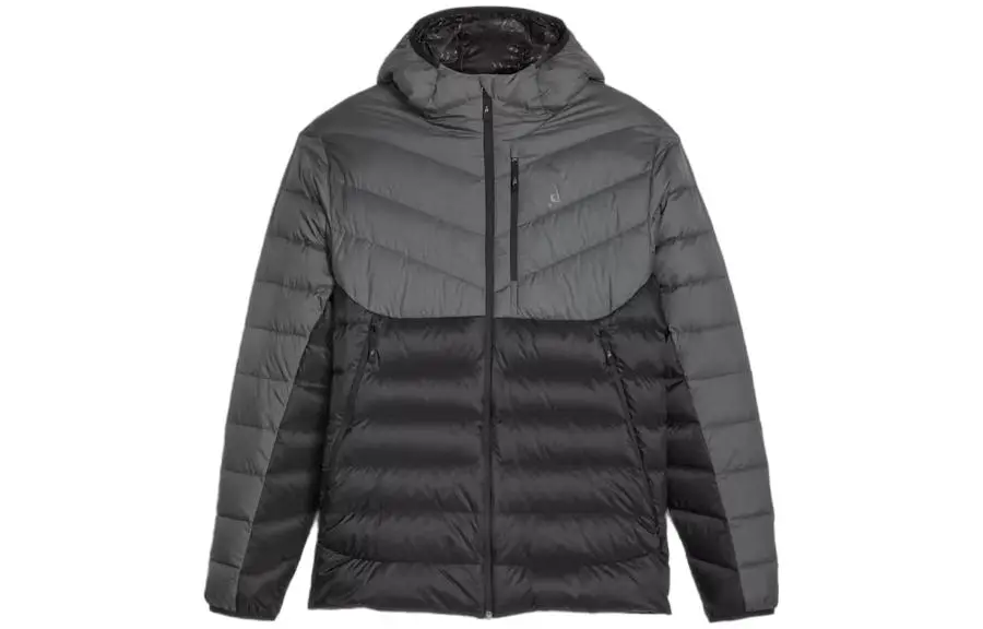 PUMA SEASONS Down Jackets Men's Black Hooded Moderate Other