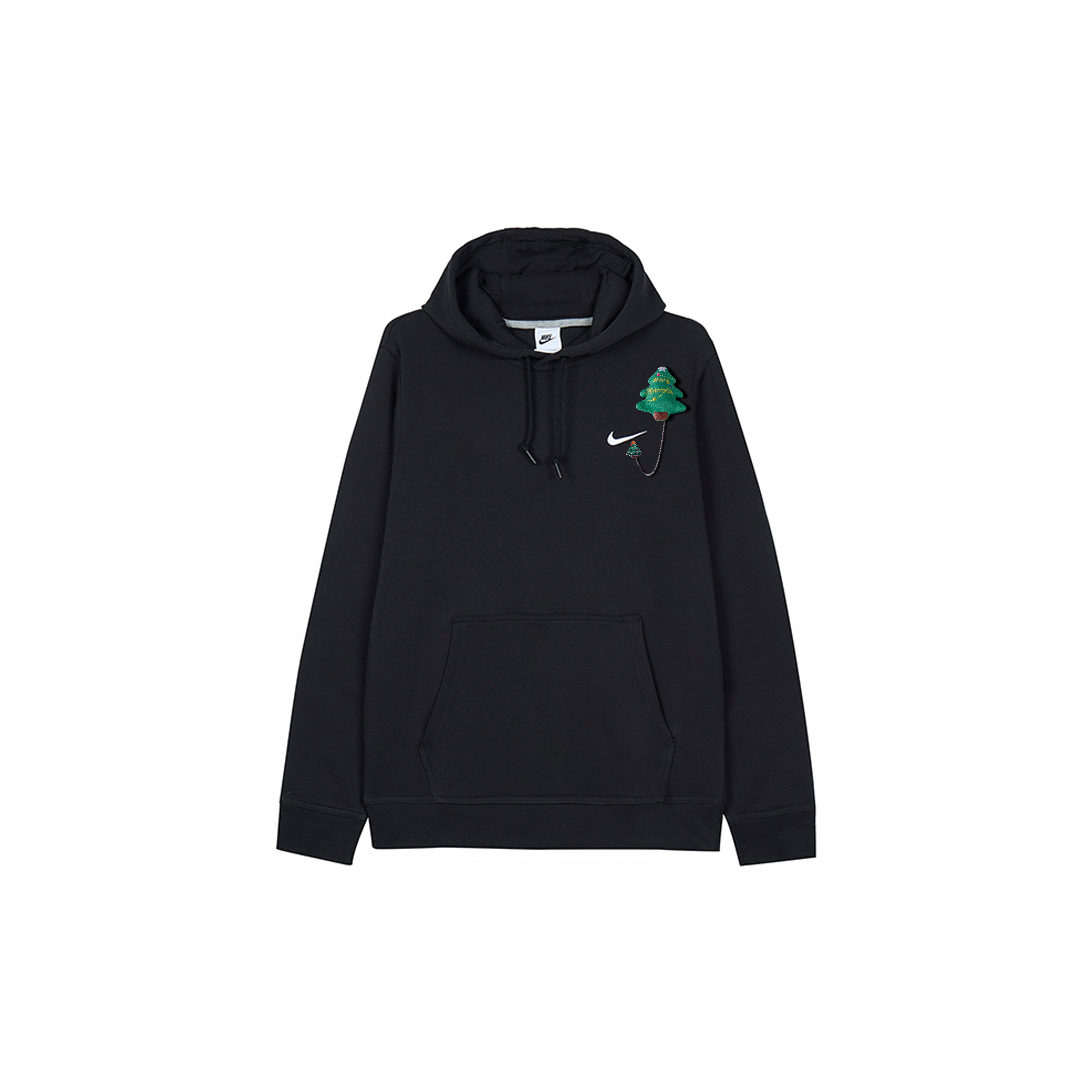 Nike, uniform, comfortable hoody flower-shaped, black long-sleeve, custom-made