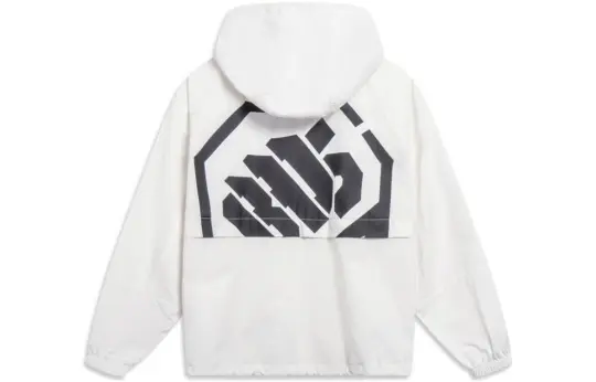 Li Ning BADFIVE Windproof Sun Protection Clothing Men's Ivory