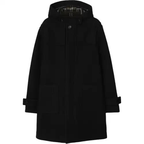 Burberry Long Sleeved Hooded Coat