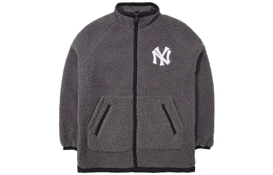 New Era Velvet feel Coat Unisex Gray