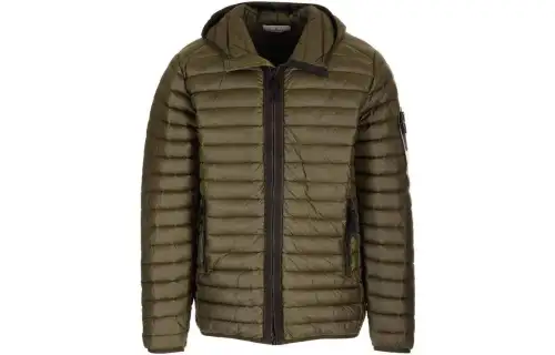 STONE ISLAND Zip Up Puffer Jacket
