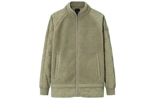 ANTA Jackets Unisex Glacier Gray Stand Collar Thickened Other