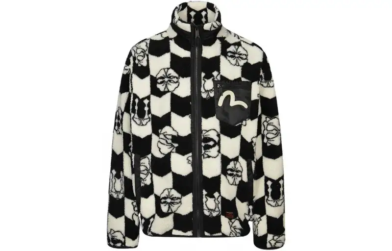 EVISU Jackets Men's Multicolor Stand Collar Moderate Other