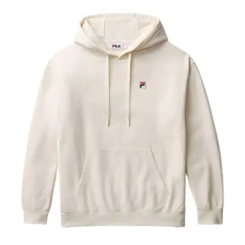 FILA Sweatshirts Unisex Beige Hooded Moderate