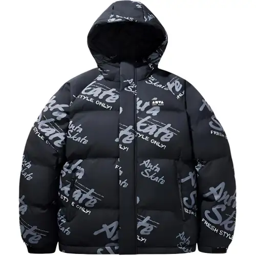 Anta Life Collection Down Jacket Unisex Basic Black