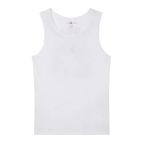 Jordan Flight Essentials Tank Tops Men's White Crew Neck Thin Other